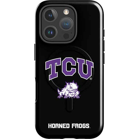 Texas Christian University TCU Horned Frogs Logo iPhone 16 Pro Magsafe Impact Case